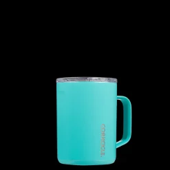 Best CORKCICLE Classic Coffee Mug Gloss Turquoise