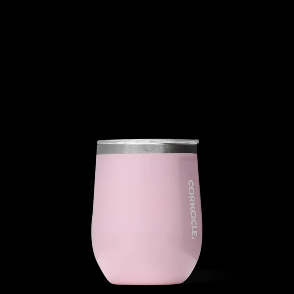 Flash Sale CORKCICLE Classic Stemless Gloss Rose Quartz