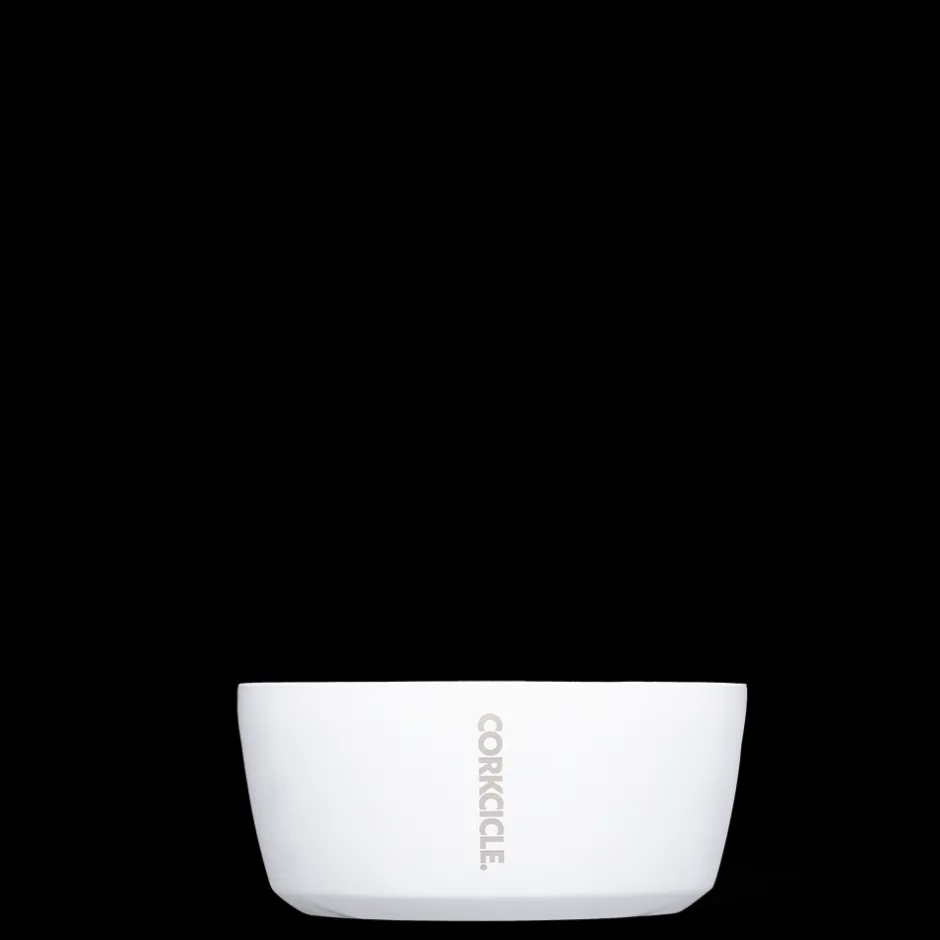 Fashion CORKCICLE Dog Bowl Gloss White