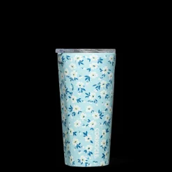 New CORKCICLE Floral Tumbler Ditsy Floral Blue