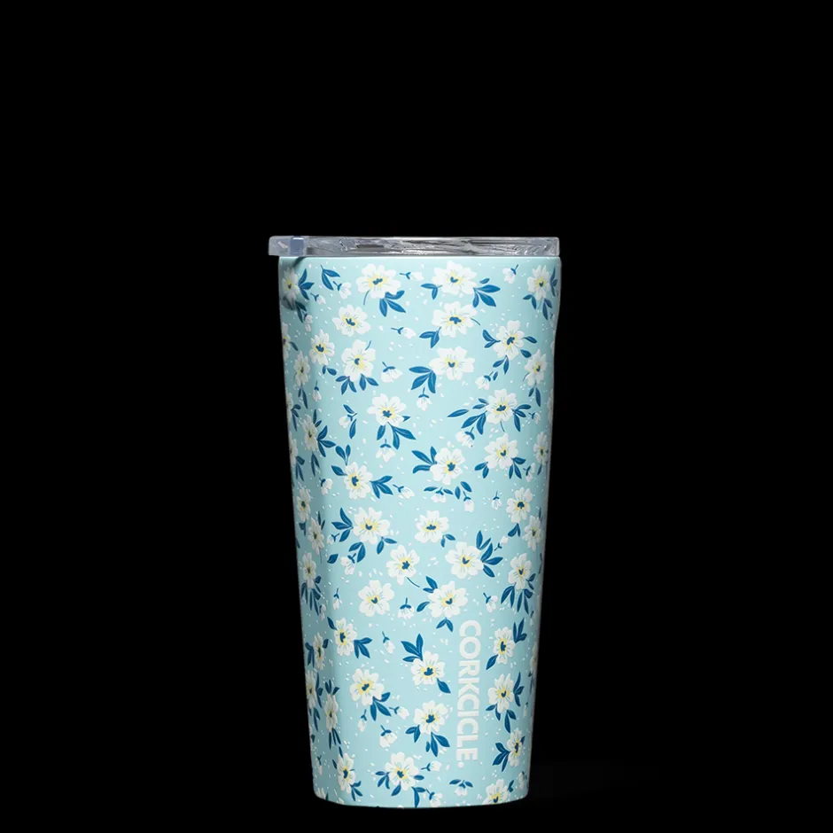 New CORKCICLE Floral Tumbler Ditsy Floral Blue