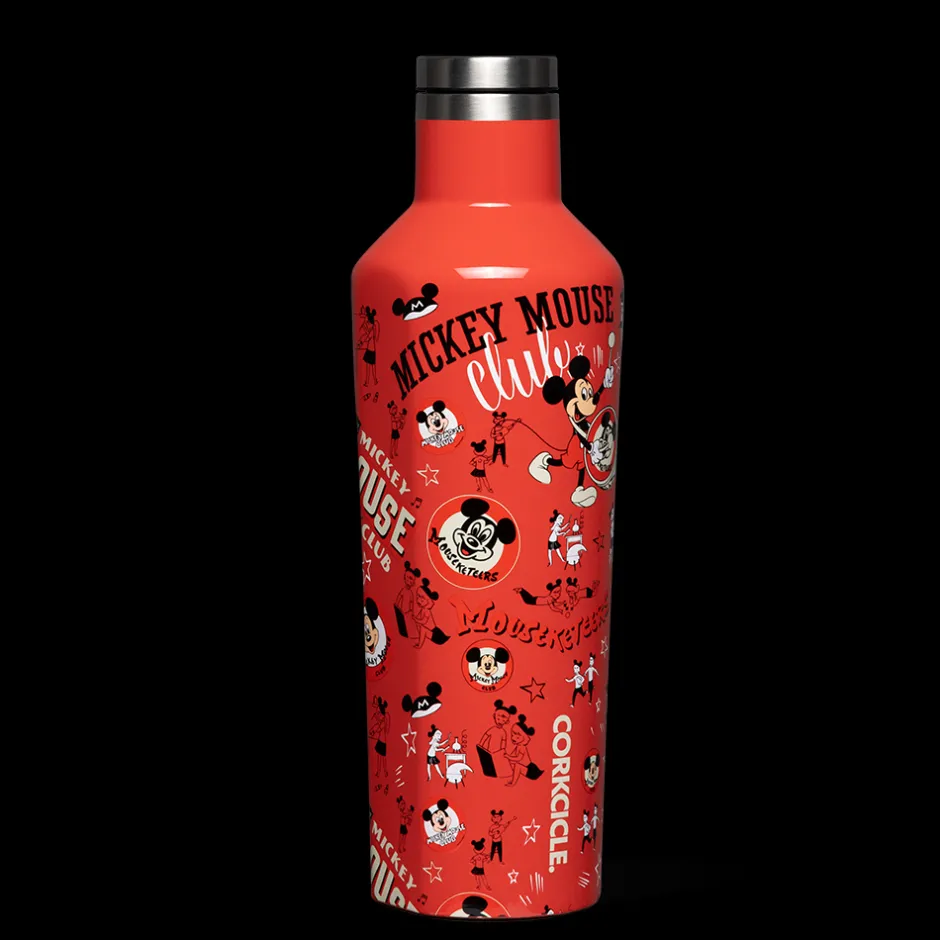 Best Sale CORKCICLE Mickey Mouse Club Canteen Mickey Mouse Club - Red