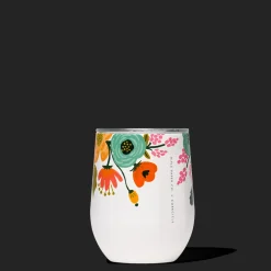 Discount CORKCICLE Rifle Paper Co. Stemless Cream Lively Floral